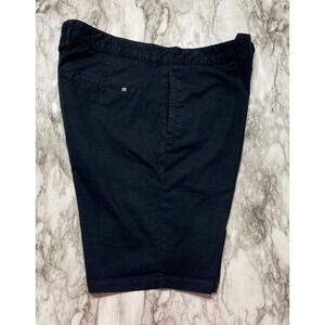 Travis Mathew Mens Shorts Size 38 Black Flat Front Golf Adult Pockets